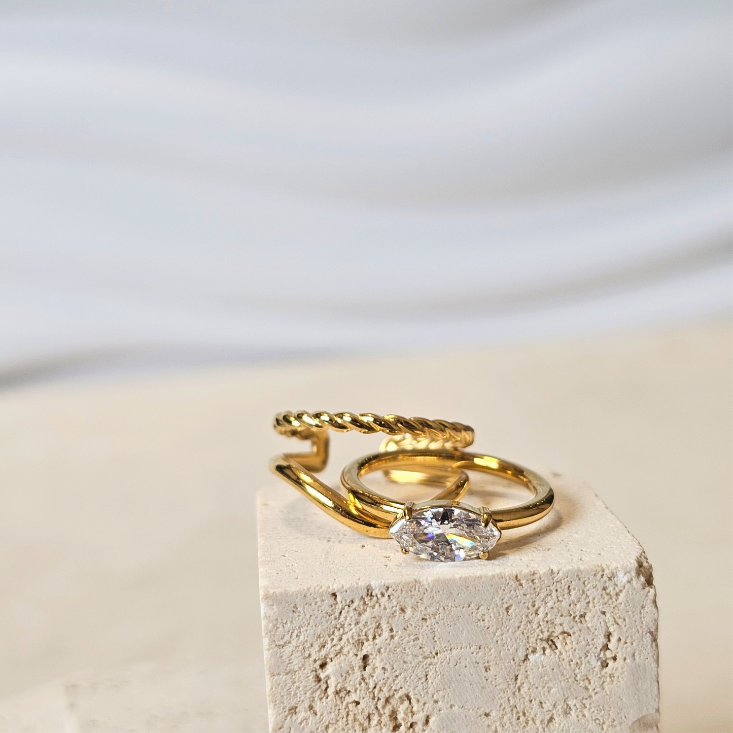 Modular Marquise Band Ring