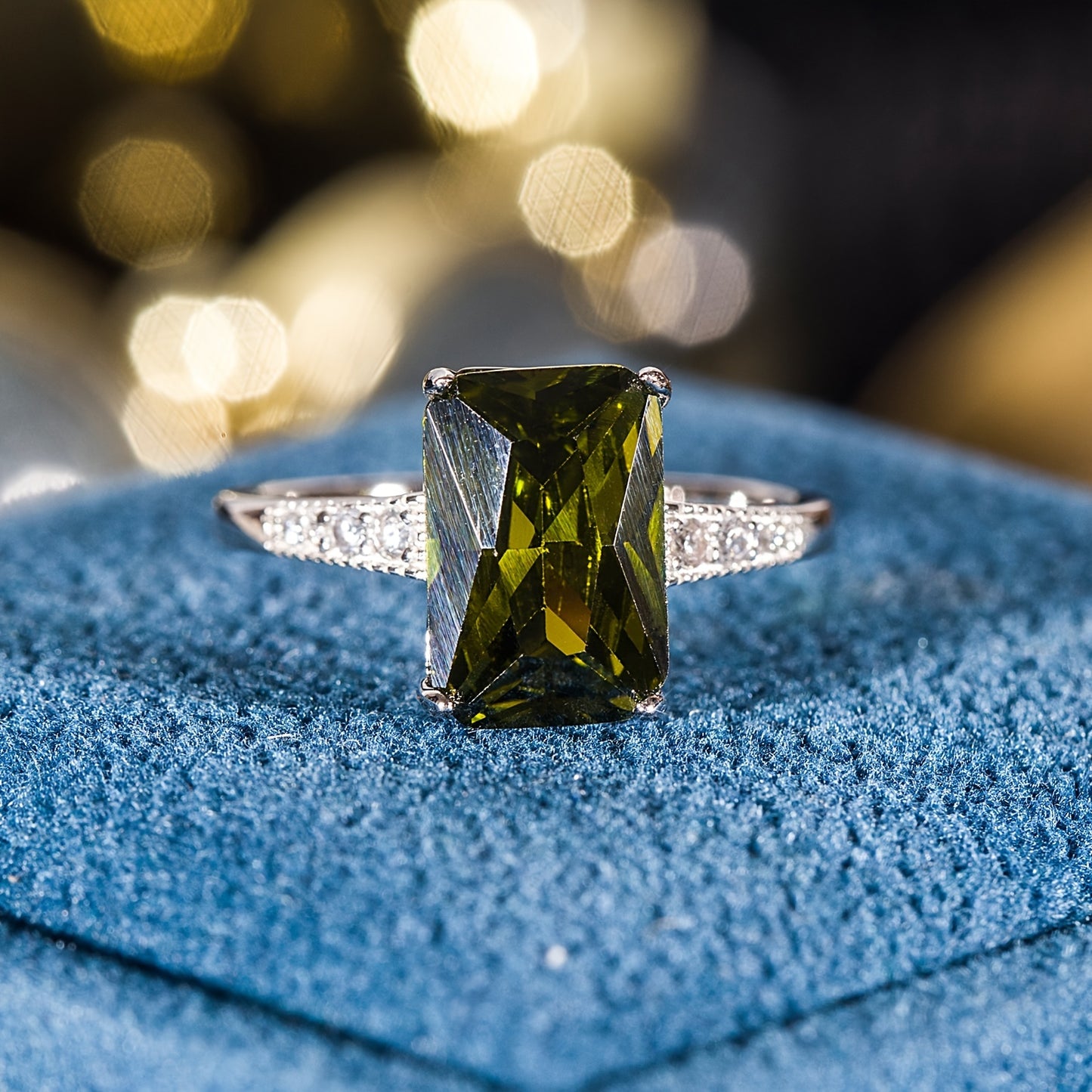 S925 4ct Cubic Zirconia Ring
