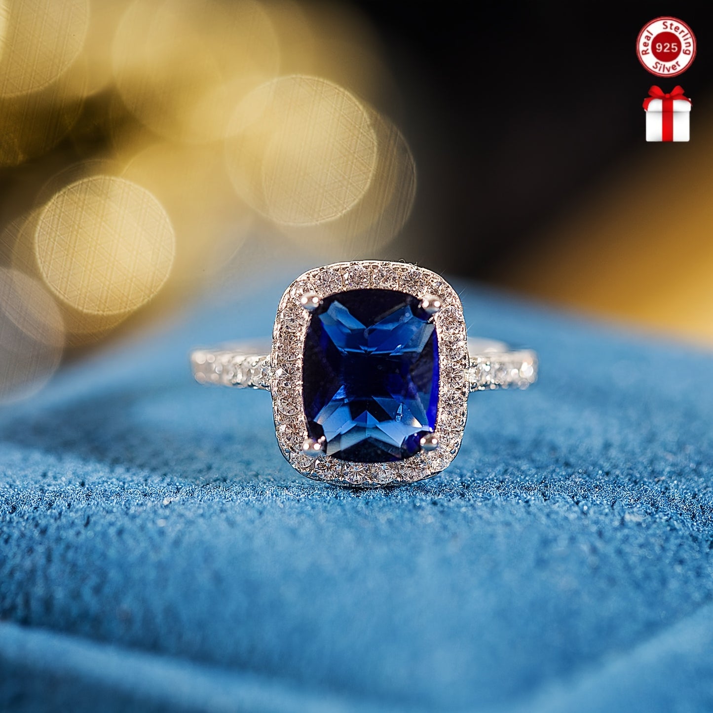 S925 Luxurious Zirconia Ring