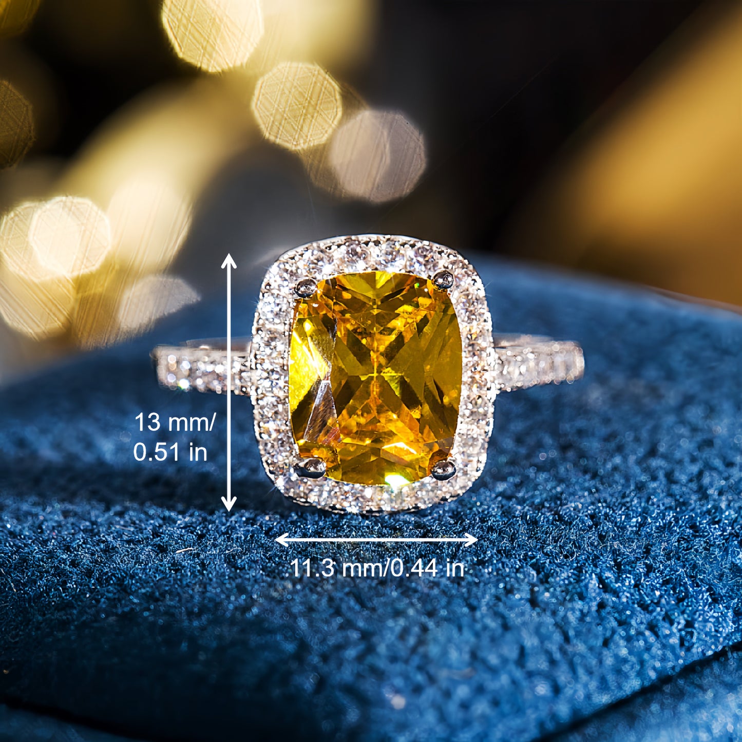 S925 Luxurious Zirconia Ring