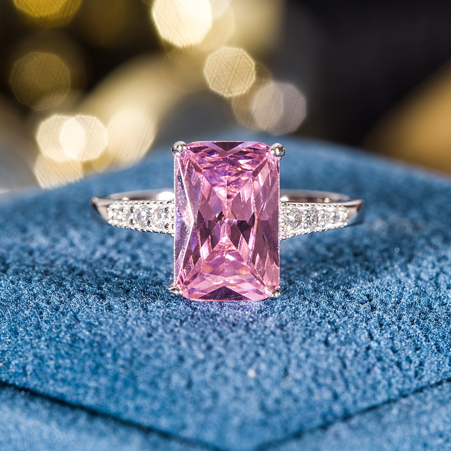 S925 4ct Cubic Zirconia Ring