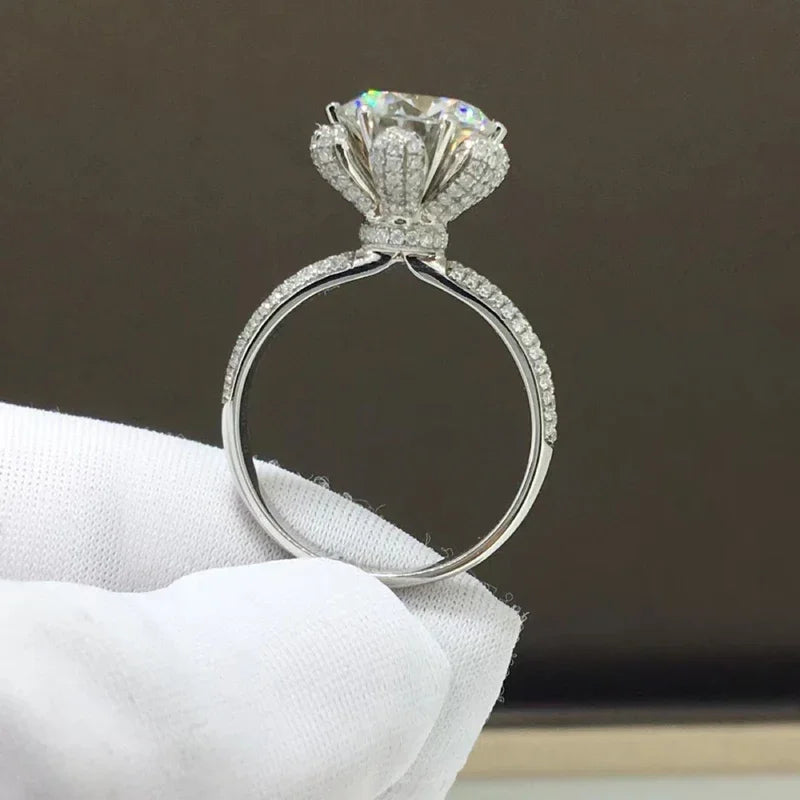 Hopeless 925 Round Moissanite Ring