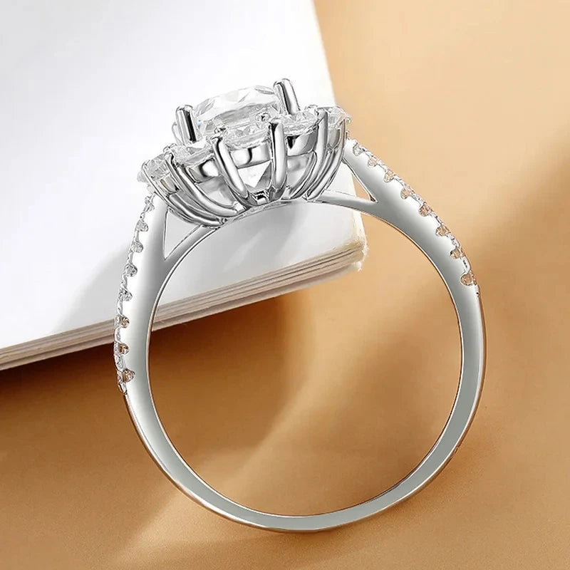 Gabrielle Oval 2ct Moissanite Ring