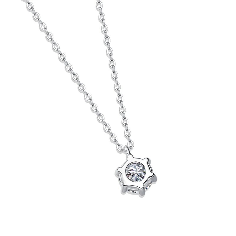 Tess Daily Moissanite Pendant Necklace