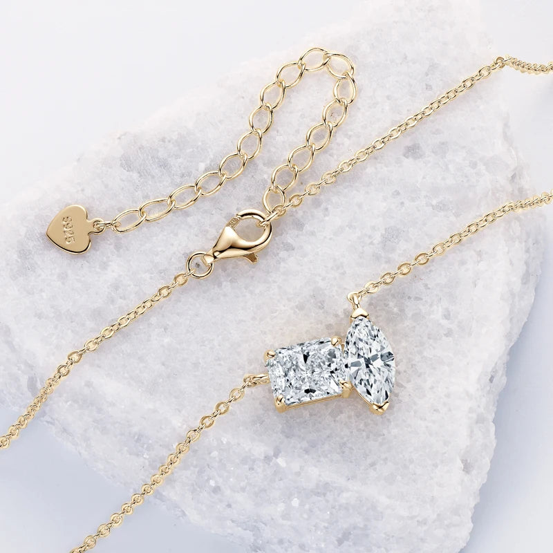 Lynn's Daily Jewelry Moissanite Necklace