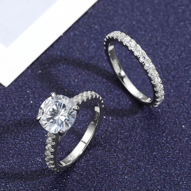 Luxury 3ct Moissanite Ring