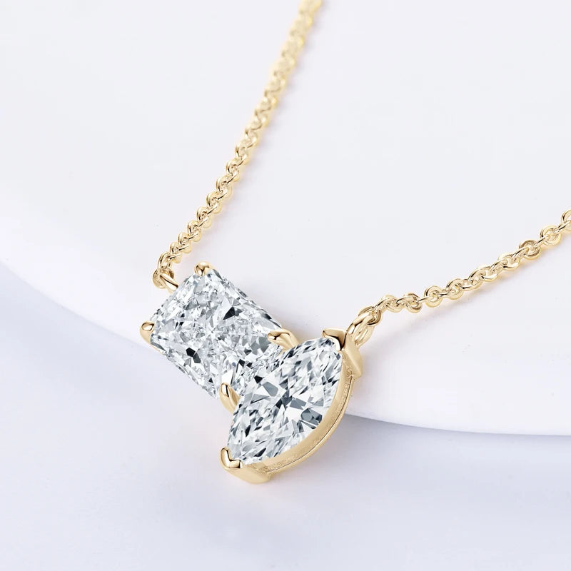Lynn's Daily Jewelry Moissanite Necklace