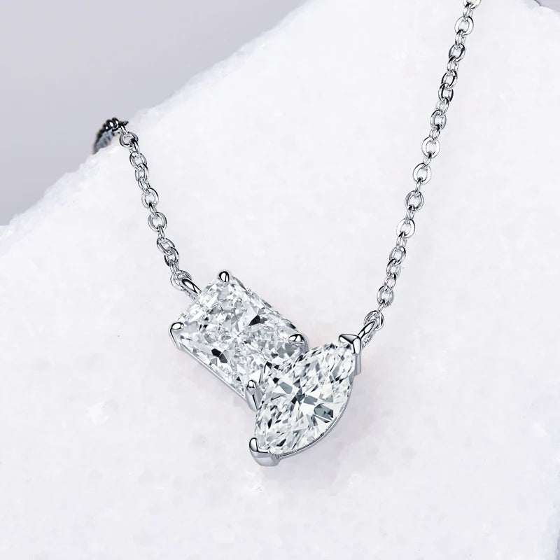 Lynn's Daily Jewelry Moissanite Necklace