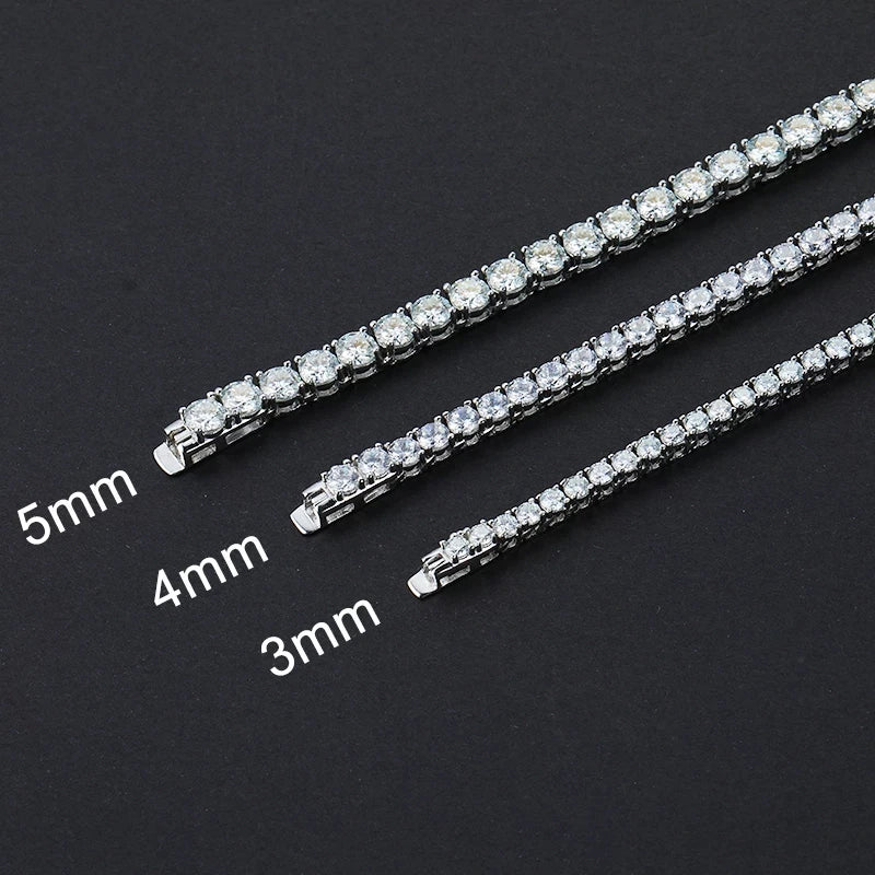 Miranda 925 Tennis Moissanite Necklace