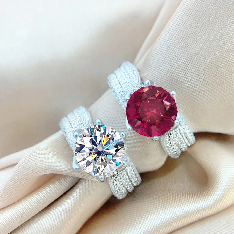 Luxury 925 Moissanite Ring