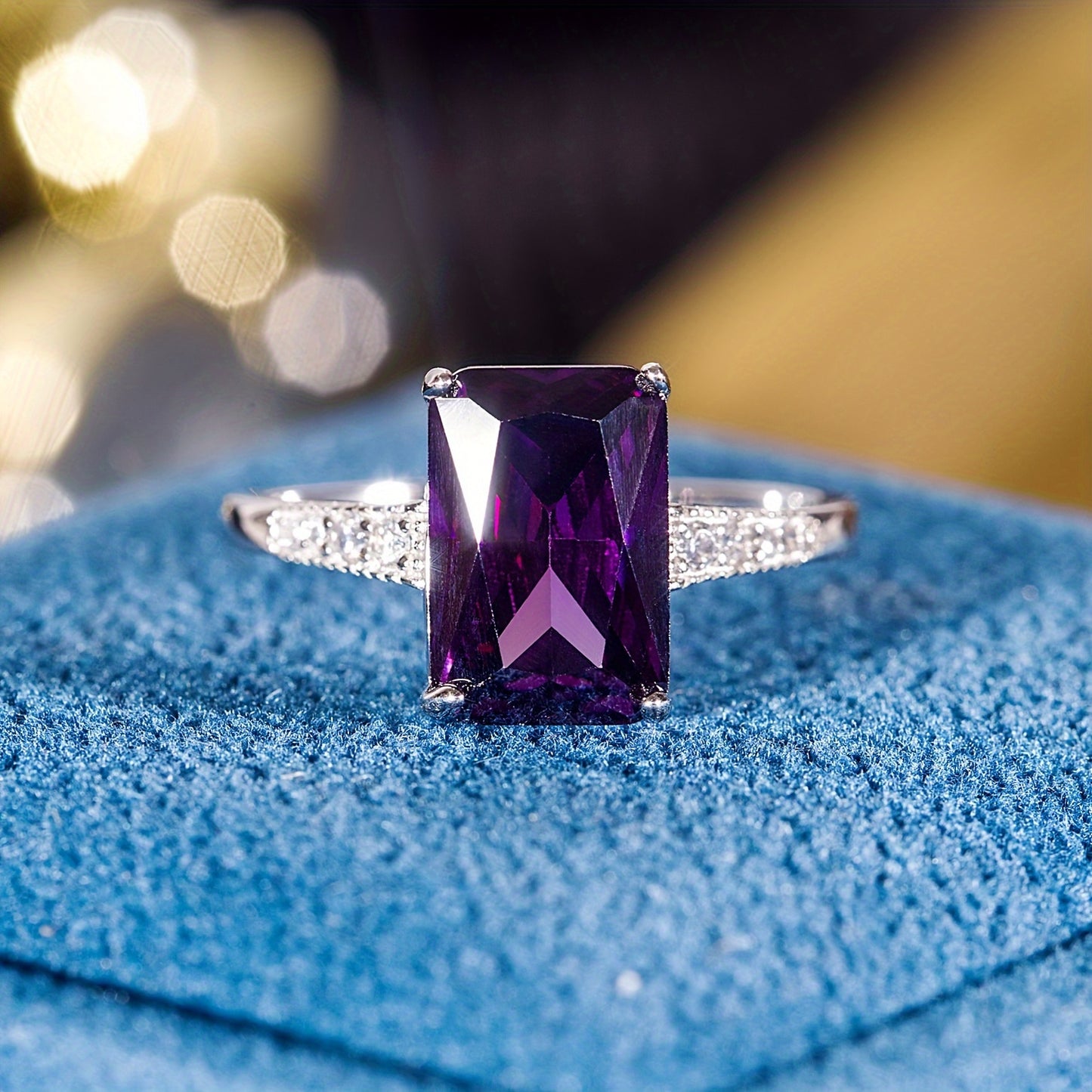 S925 4ct Cubic Zirconia Ring