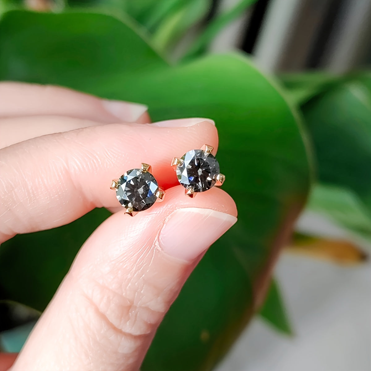 S925 0.3/0.5/1/2/3ct 耳環