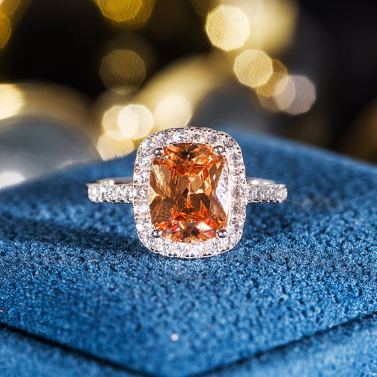 S925 Luxurious Zirconia Ring