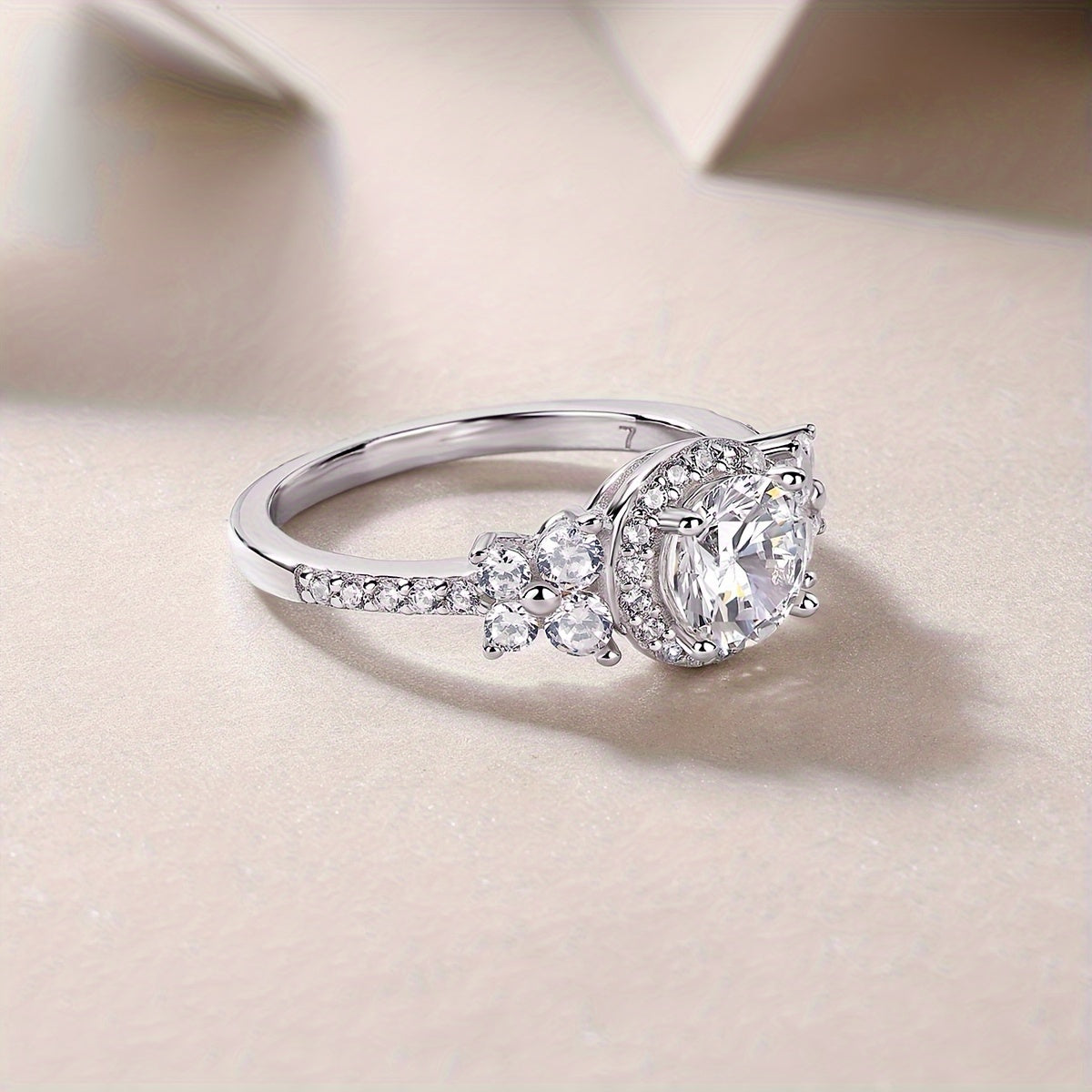 S925 Maxine 1ct Moissanite Ring
