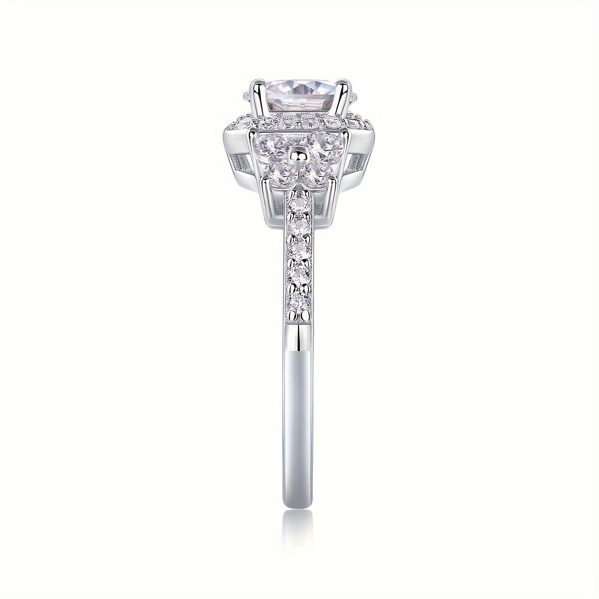S925 Maxine 1ct Moissanite Ring