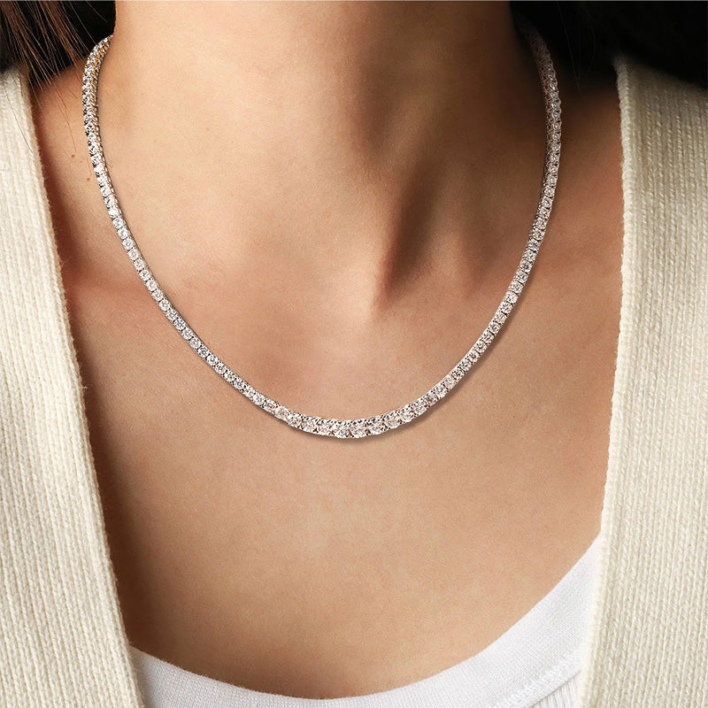 Luxury Moissanite Tennis Necklace