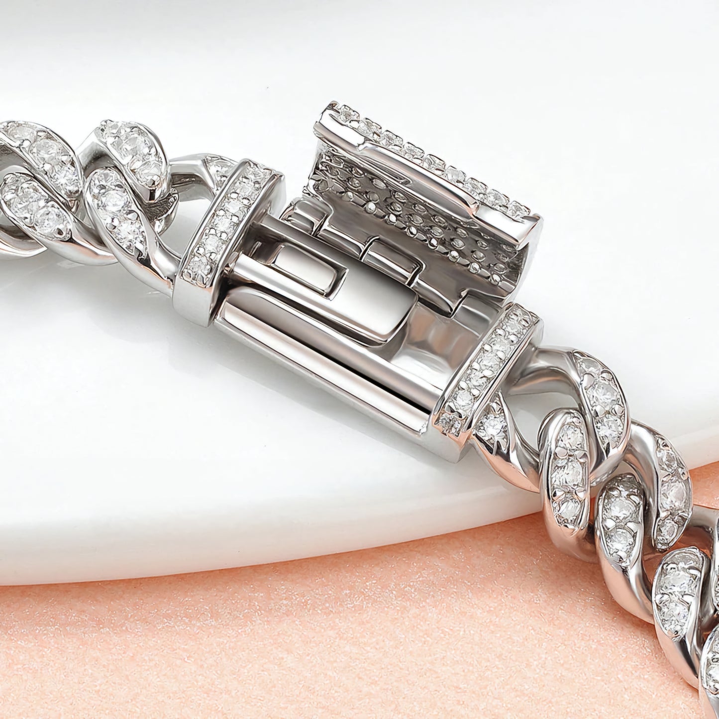 Hip Hop Cuban Chain Zirconia Bracelet