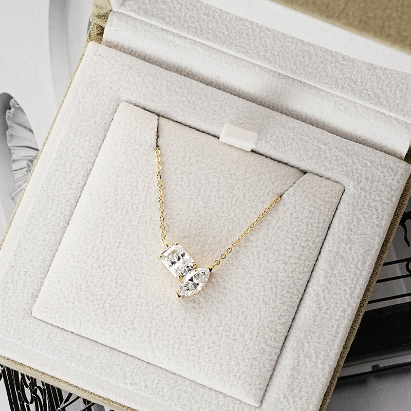 Lynn's Daily Jewelry Moissanite Necklace