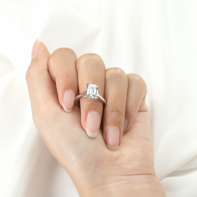 925 Emerald Zirconia Ring
