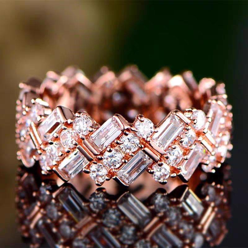 S925 Luxurious Zirconia Ring