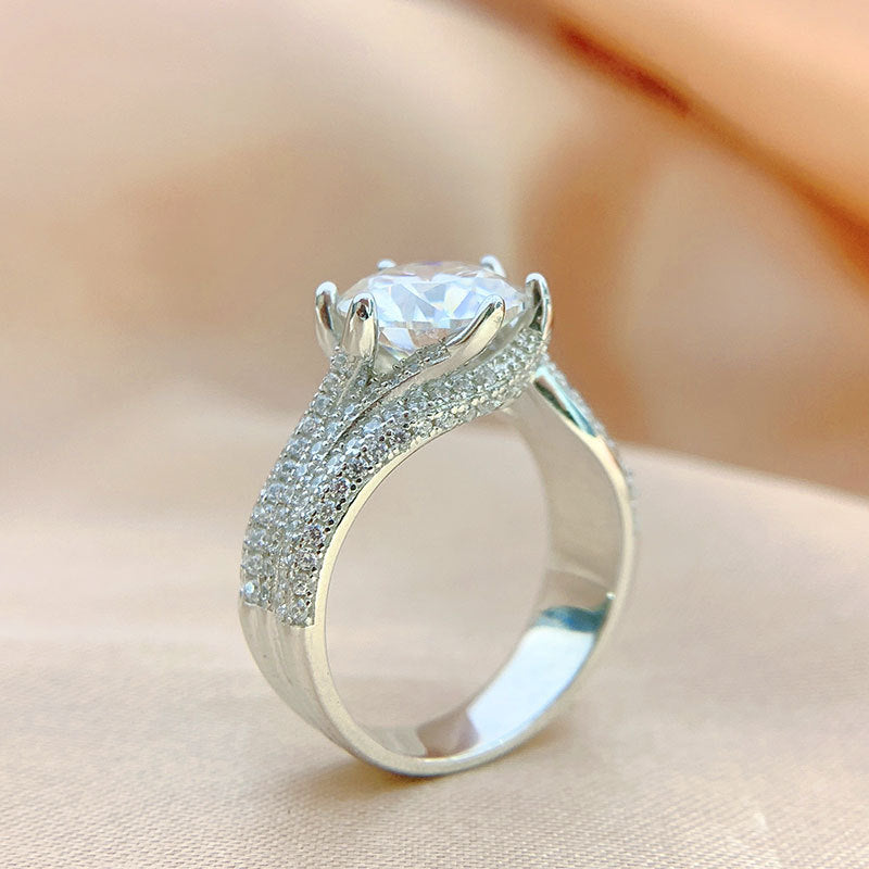 Luxury 925 Moissanite Ring