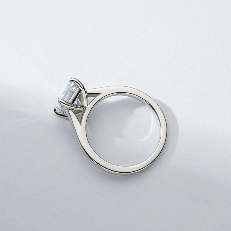 925 Emerald Zirconia Ring