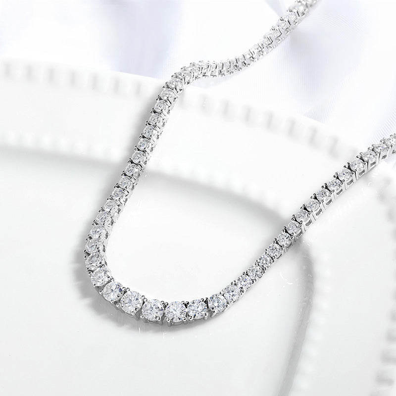 Luxury Moissanite Tennis Necklace