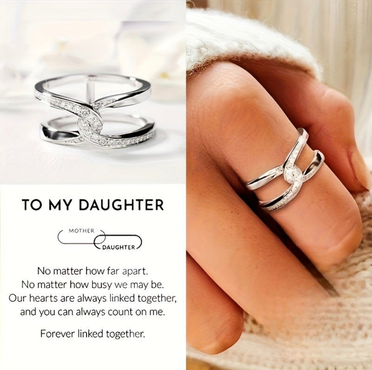 S925 Infinite Zirconia Ring