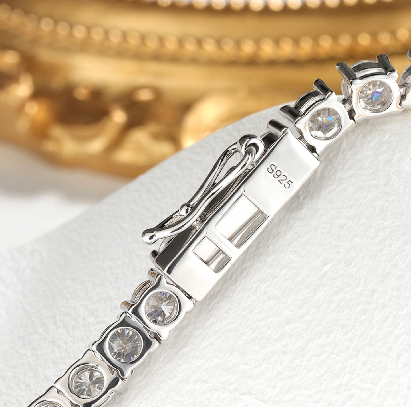 Miranda 925 Tennis Moissanite Necklace