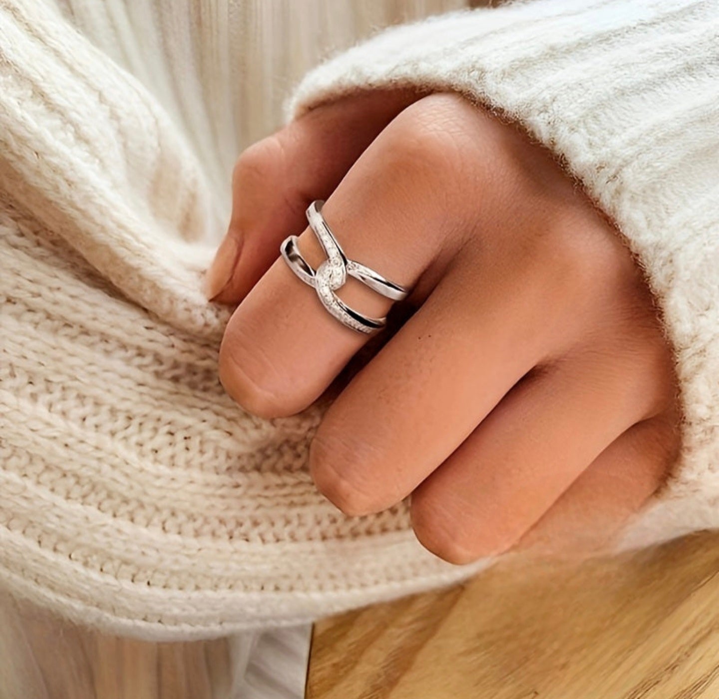 S925 Infinite Zirconia Ring