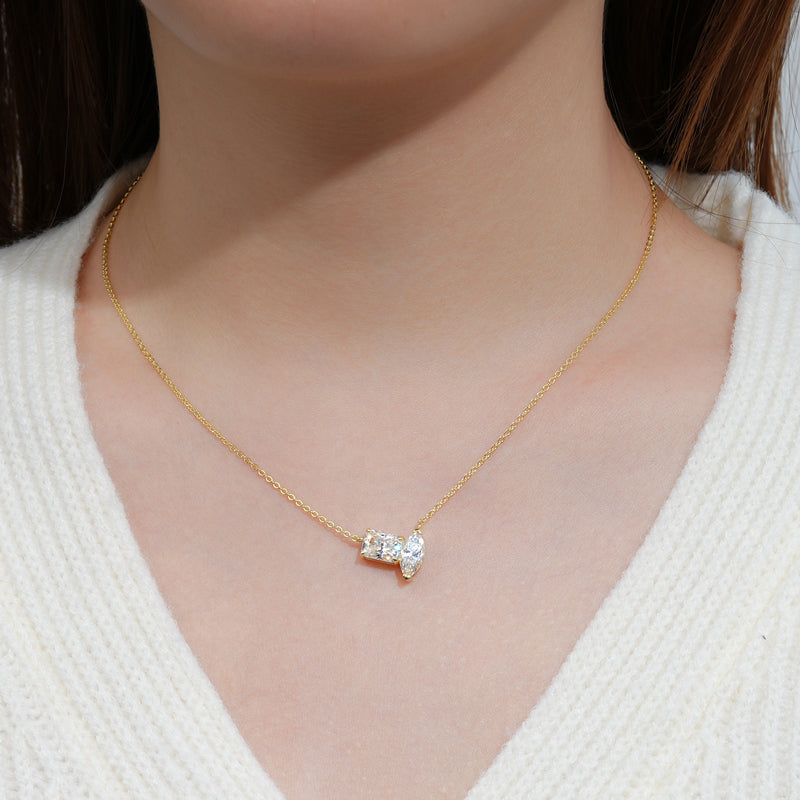 Lynn's Daily Jewelry Moissanite Necklace