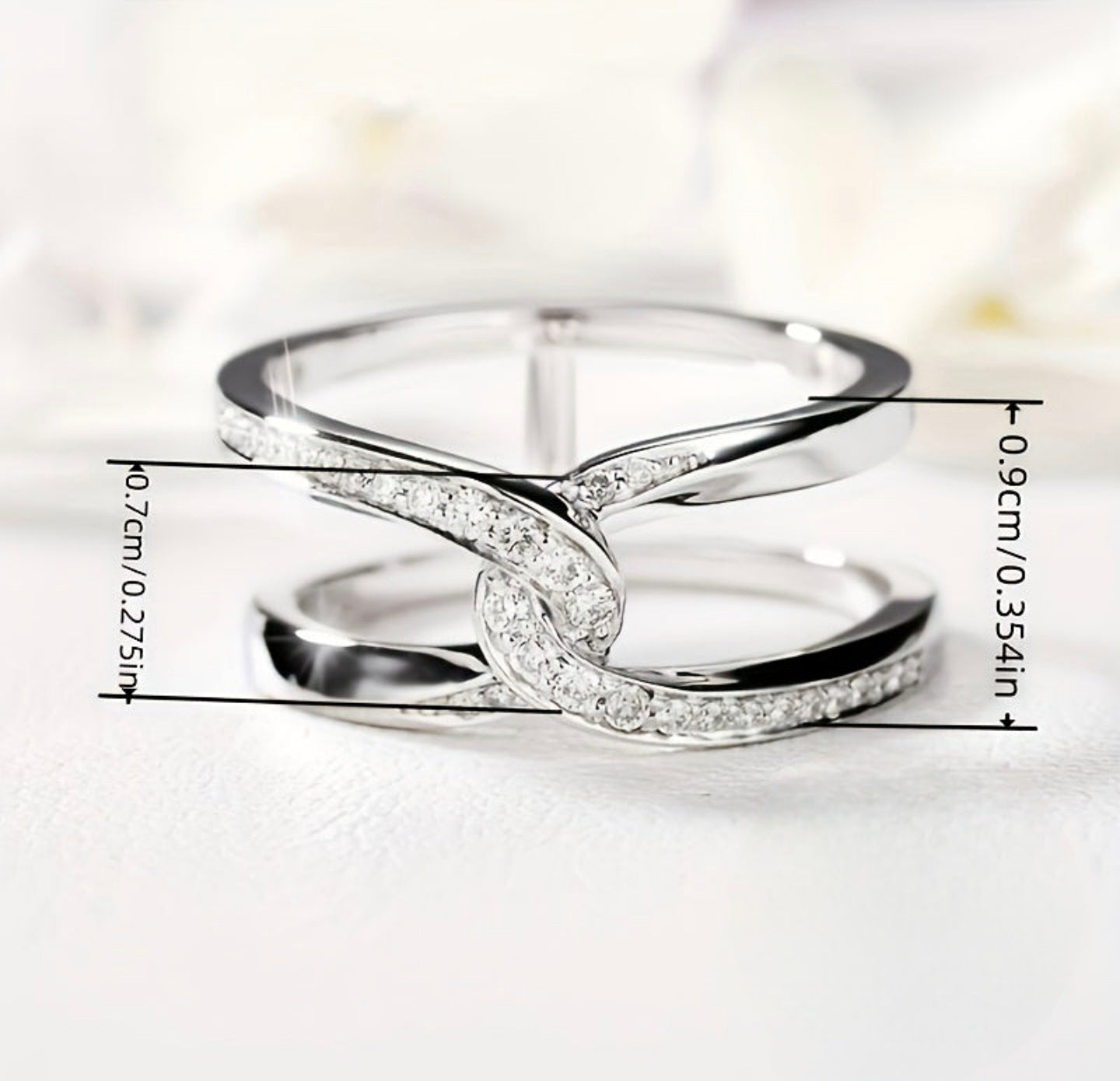 S925 Infinite Zirconia Ring