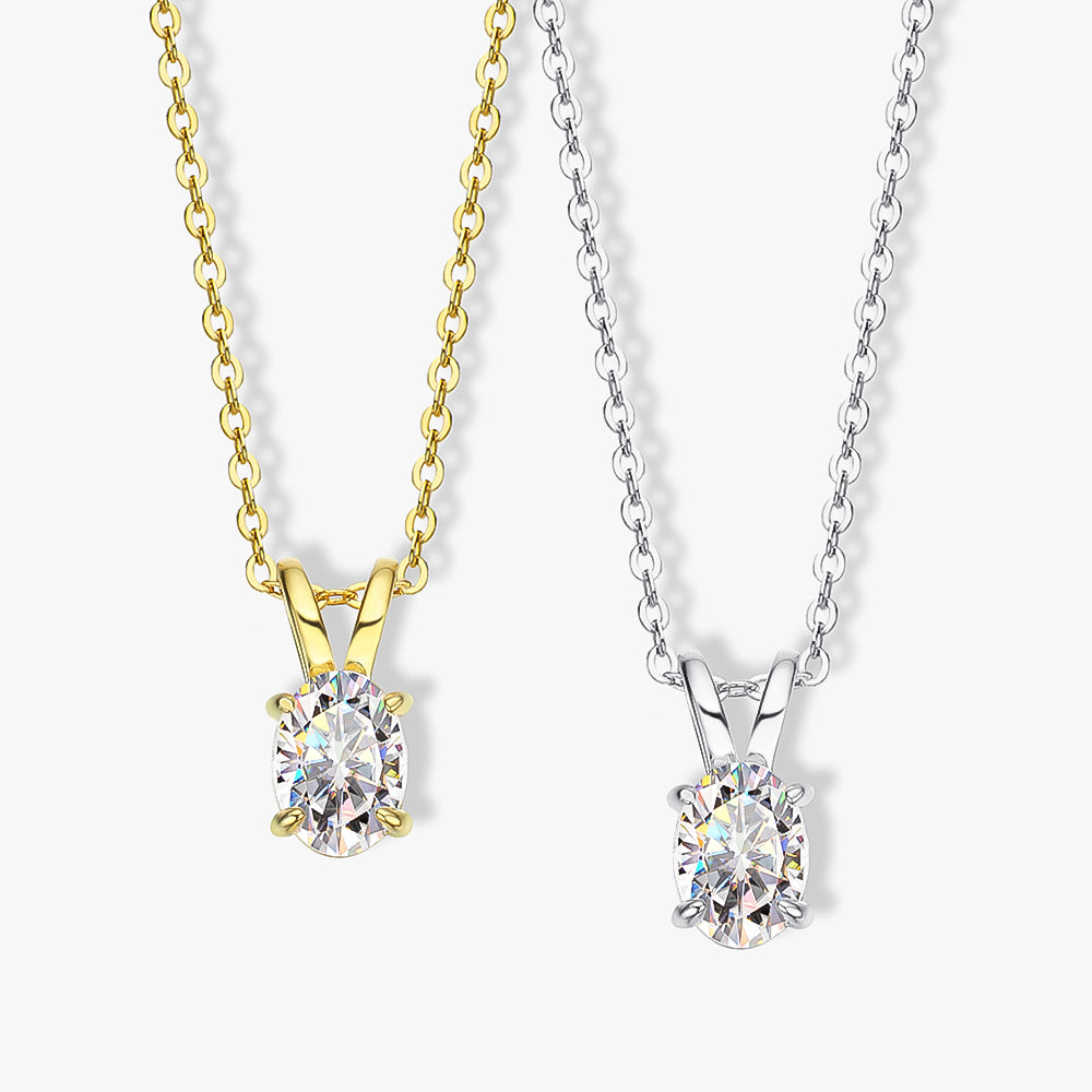 Orla Pear Moissanite Pendant Necklace