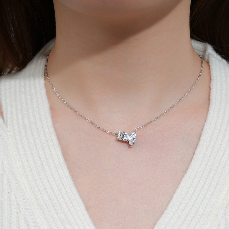 Lynn's Daily Jewelry Moissanite Necklace