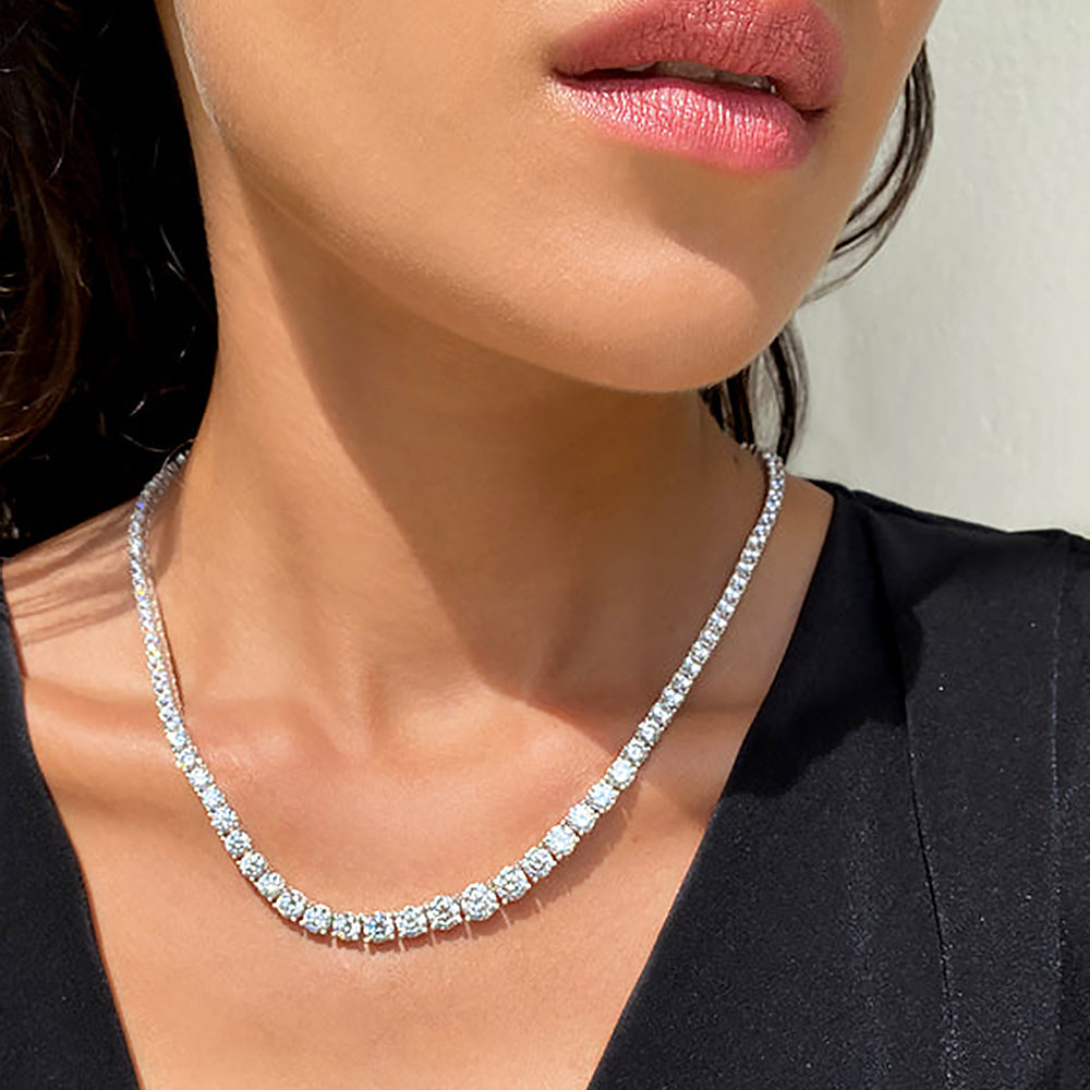 Luxury Moissanite Tennis Necklace