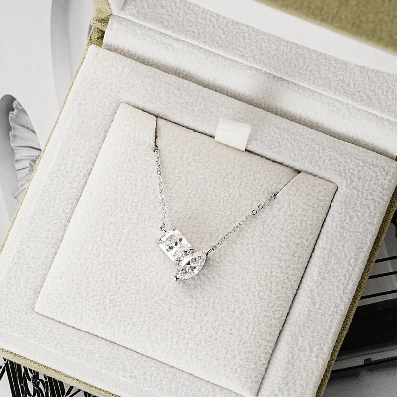 Lynn's Daily Jewelry Moissanite Necklace