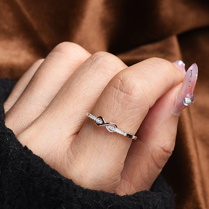 S925 Daily Infinity Zirconia Ring