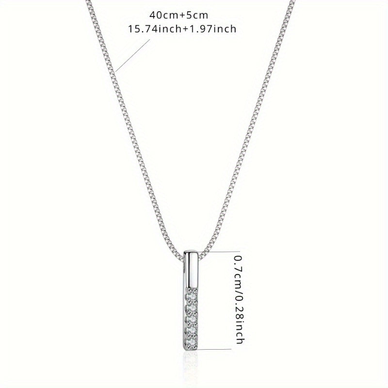 925 sterling silver moissanite pendant necklace