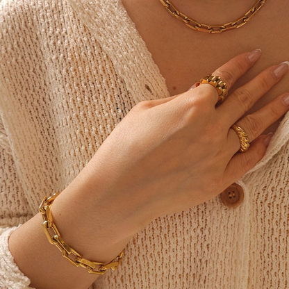 Bold Cuban Link Urban Chain Bracelet