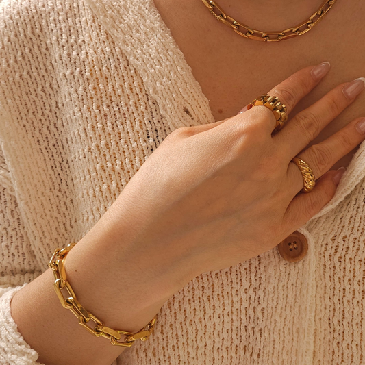 Bold Cuban Link Urban Chain Bracelet