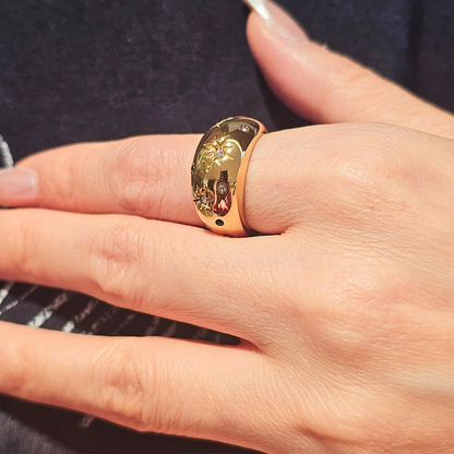 Multicolor Star Cluster Ring