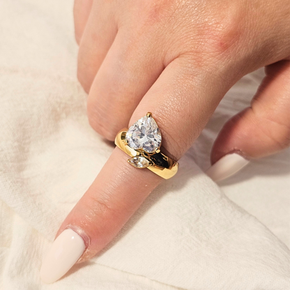 Chunky Heart Statement Ring