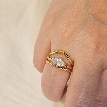 Modular Marquise Band Ring