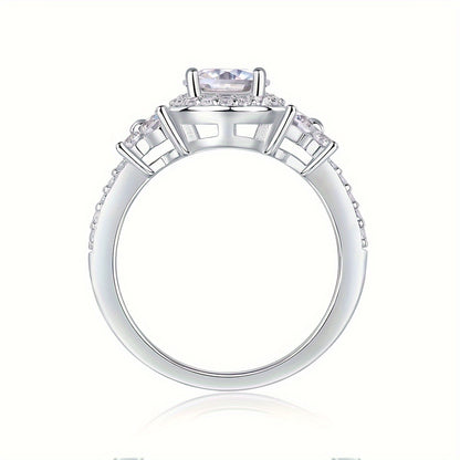 S925 Maxine 1ct Moissanite Ring