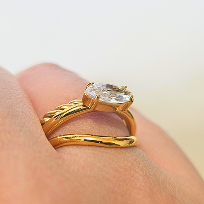 Modular Marquise Band Ring