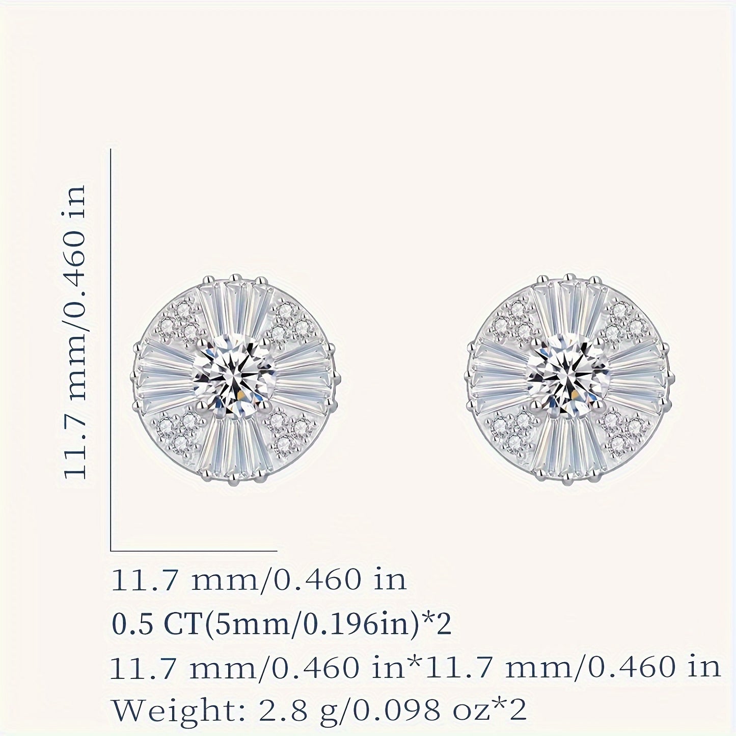 Bohemian Style Snowflake Zircon Stud Earrings