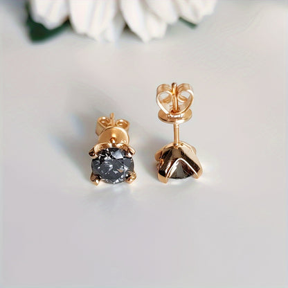 S925 0.3/0.5/1/2/3ct 耳環