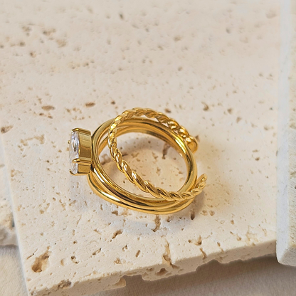 Modular Marquise Band Ring