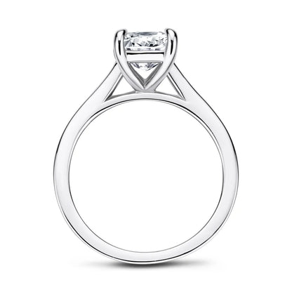 925 Emerald Zirconia Ring