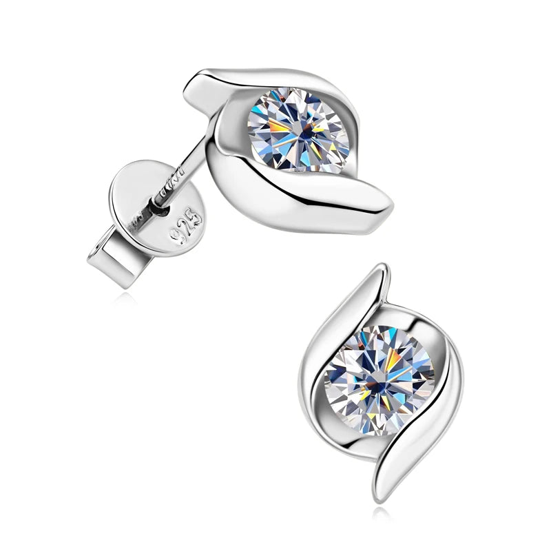 Daily Jewelry Original Moissanite Studs Earrings